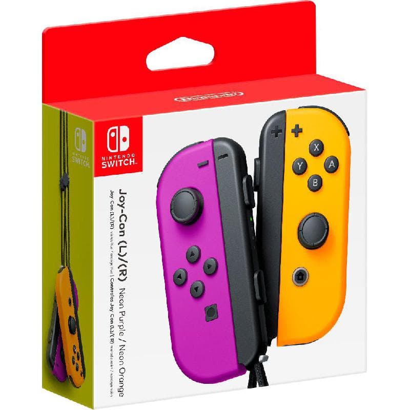 Nintendo Joy-Con (L)/(R) Controller, for Nintendo Switch, Neon Purple/Neon
