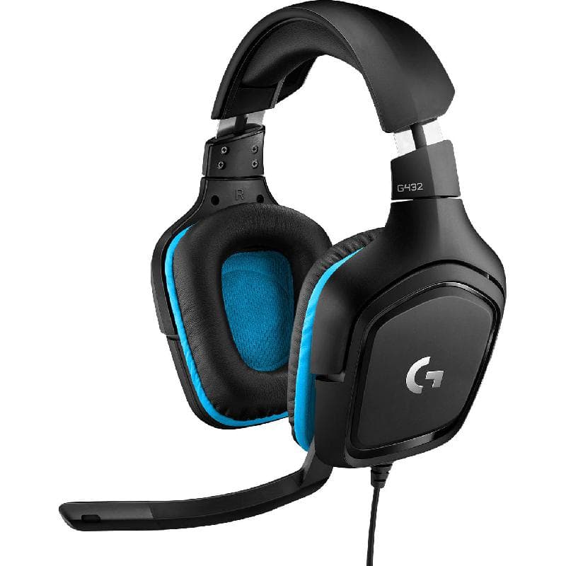 Logitech G432 Gaming Headset, Wired, USB, Cardioid - Unidirectional Microphone