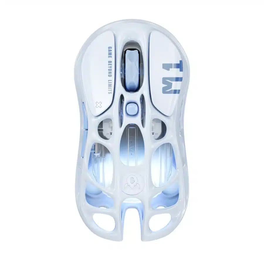 GravaStar Mercury M1 Pro Ice Blue Wireless Gaming Mouse – 88g 26000 DPI