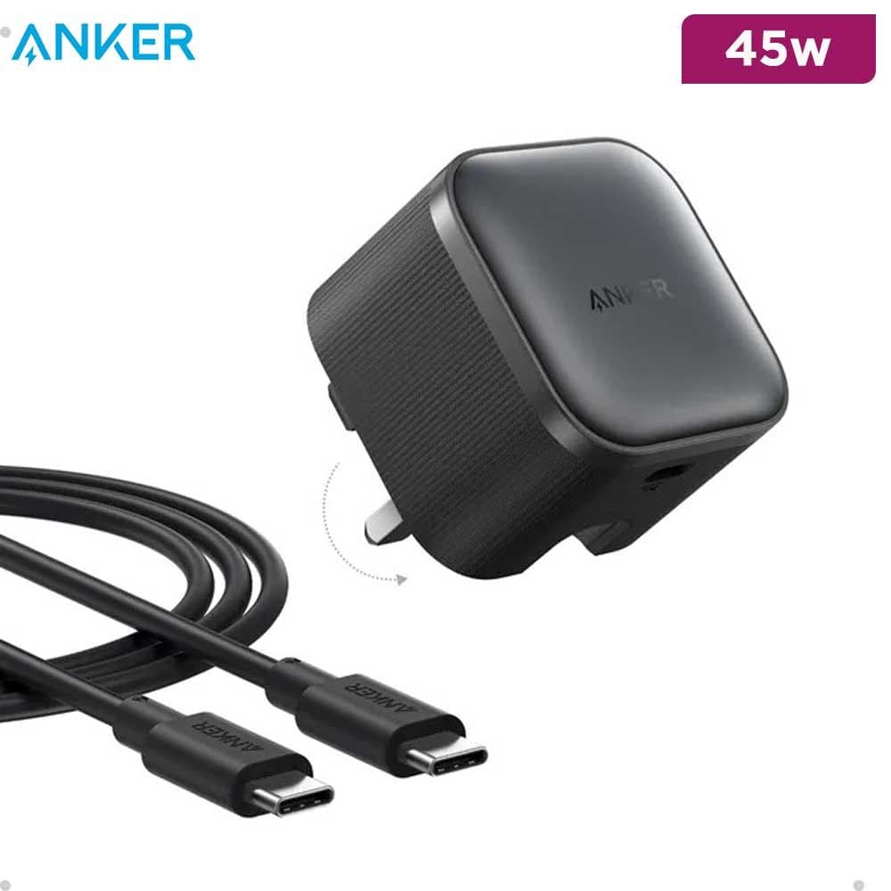 Anker Nano Charger 45W with USB-C Cable