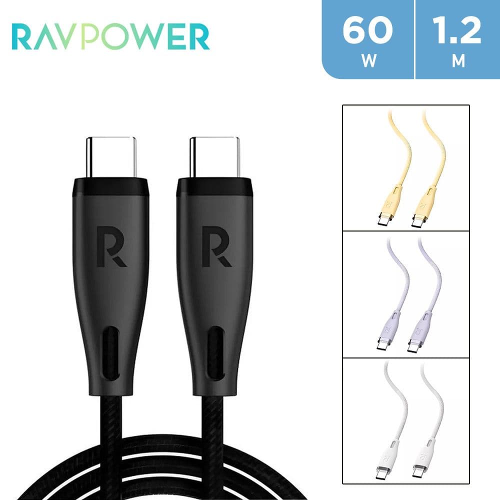 60W Type-C Cable 1.2M by RAVPower