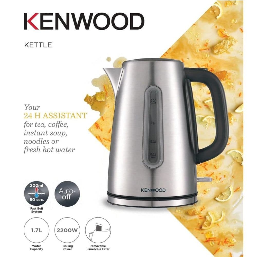 1.7 Liter 2200W Metal Kettle by Kenwood