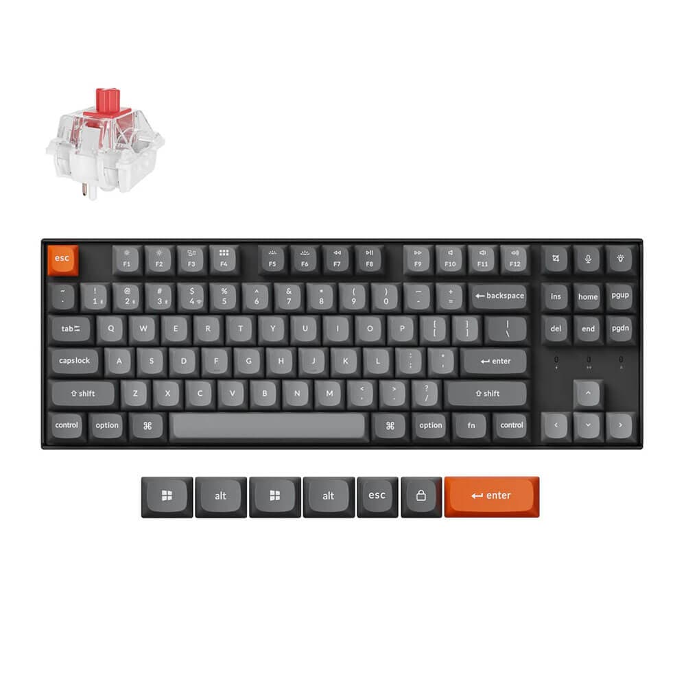 Keychron K8 Max Swappable Rgb Al Red Swicth Keyboard