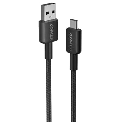 Anker 322 USB-A to USB-C Cable Braided 1.8m/6ft