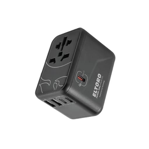 ElToro Travel Bull 65W GaN USB-A 2USBC 3USBC Adapter