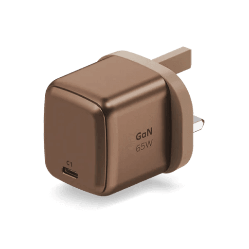 Momax 1-Charger 65W Gan Tech 1-Port Charger Sandstone