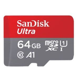 SanDisk 64GB MicroSD upto 100MB/S