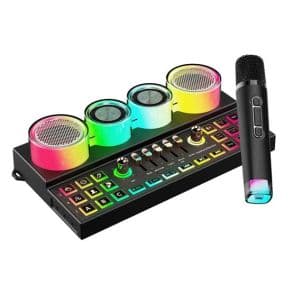 Porodo Soundtec Audiolink Multi-Platform Audio Mixer and Speaker