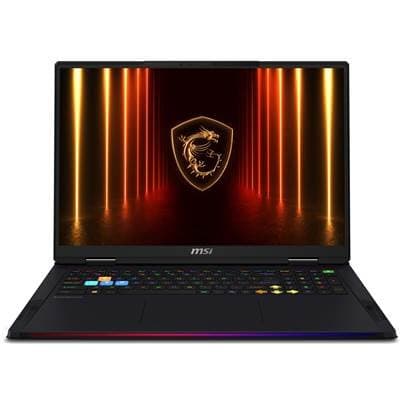 MSI RAIDER 18 HX AI A2XWIG 9S7-182462-060 | Intel Core Ultra 9 285HX, 64GB RAM, 2TB SSD, 18″ UHD+ Mini LED 120Hz, 16GB NVIDIA RTX 5080, Win 11 Home, Eng-Arab Keyboard, Black + Backpack