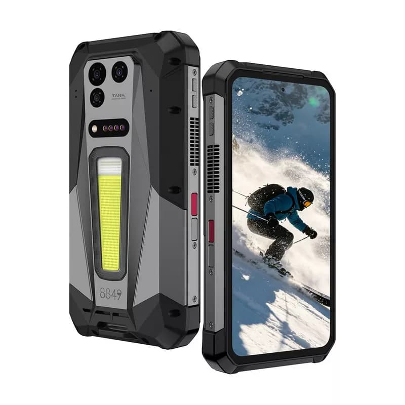 Unihertz 8849 Tank 5 512GB, 36GB (18GB+18GB) RAM, 17600mAh Battery 5G Rugged Smartphone with World’s First 2K Projector, 9400e Chip, 3K Display & eSIM