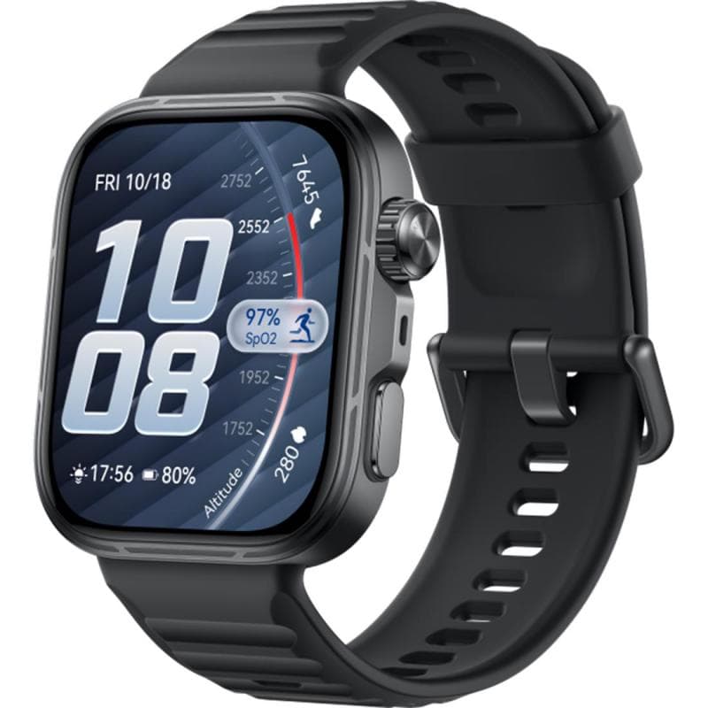 HUAWEI WATCH FIT 5 Pro Smartwatch, GPS, 1.92", Black Aluminum Alloy Case, Black Fluoroelastomer Strap, One Size