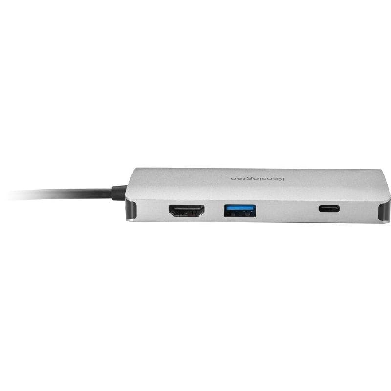 Kensington UH1400P USB-C 8-in-1 Multi-port Station, USB-C, 8 Port (USB-C/3X USB 3.0/Micro SD/SD/RJ-45/HDMI)
