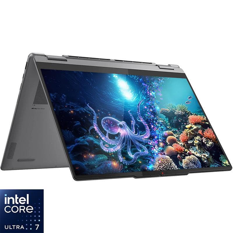 Lenovo Yoga 7 2-in-1 Laptop - Convertible, AI with CoPilot+, 14", Intel Core Ultra 7, 32 GB RAM, 1 TB PCIe NVMe M.2 SSD, Windows 11 Home, Intel Arc Graphics, Foldable