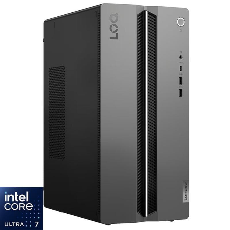 Lenovo LOQ Tower 17IAX10 Gaming CPU, AI, Intel Core Ultra 7 255HX, 32 GB RAM, NVIDIA GeForce RTX 5060 Ti (8 GB), 1 TB PCIe NVMe M.2 SSD