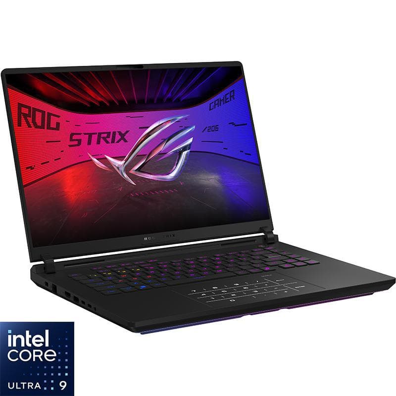 Asus ROG Strix SCAR Gaming Laptop, AI, 16", Intel Core Ultra 9, 32 GB RAM, 1 TB PCIe 4.0 NVMe M.2 SSD, Windows 11 Home, NVIDIA GeForce 16 GB