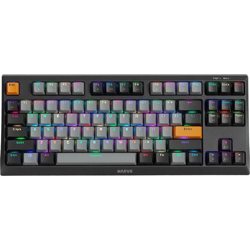 MARVO KG980B TKL Mechanical Gaming Keyboard, Wired, for Laptop/Desktop Computer/Gaming Desktop Computer/CPU Windows OS