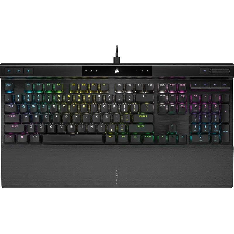 CORSAIR K70 RGB PRO Mechanical Cherry MX Red (English/Arabic) Gaming Keyboard, Wired, for Laptop/Desktop Computer/Gaming Desktop Computer/CPU Windows OS