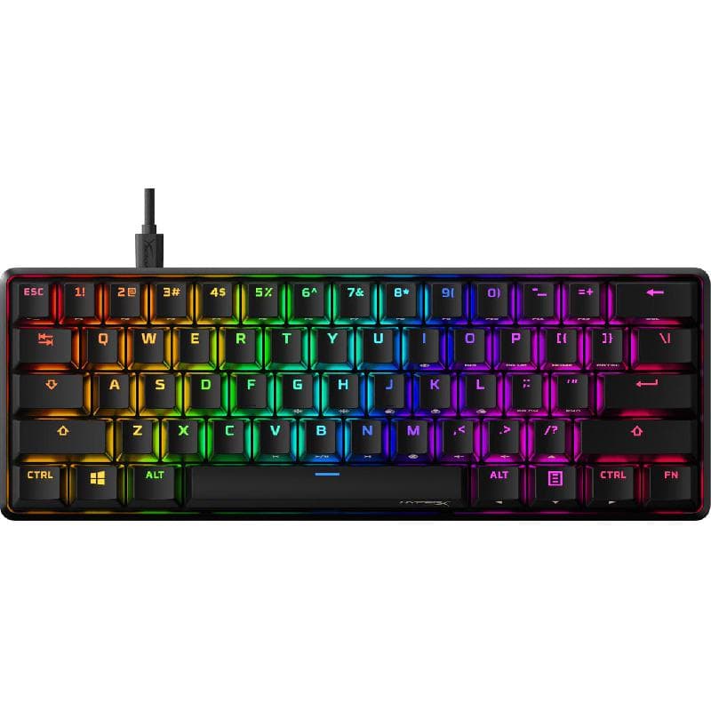HyperX Alloy Origins 60 Mechanical Switch RGB Gaming Keyboard, Wired, for Laptop/Desktop Computer/Gaming Desktop Computer/CPU Windows OS