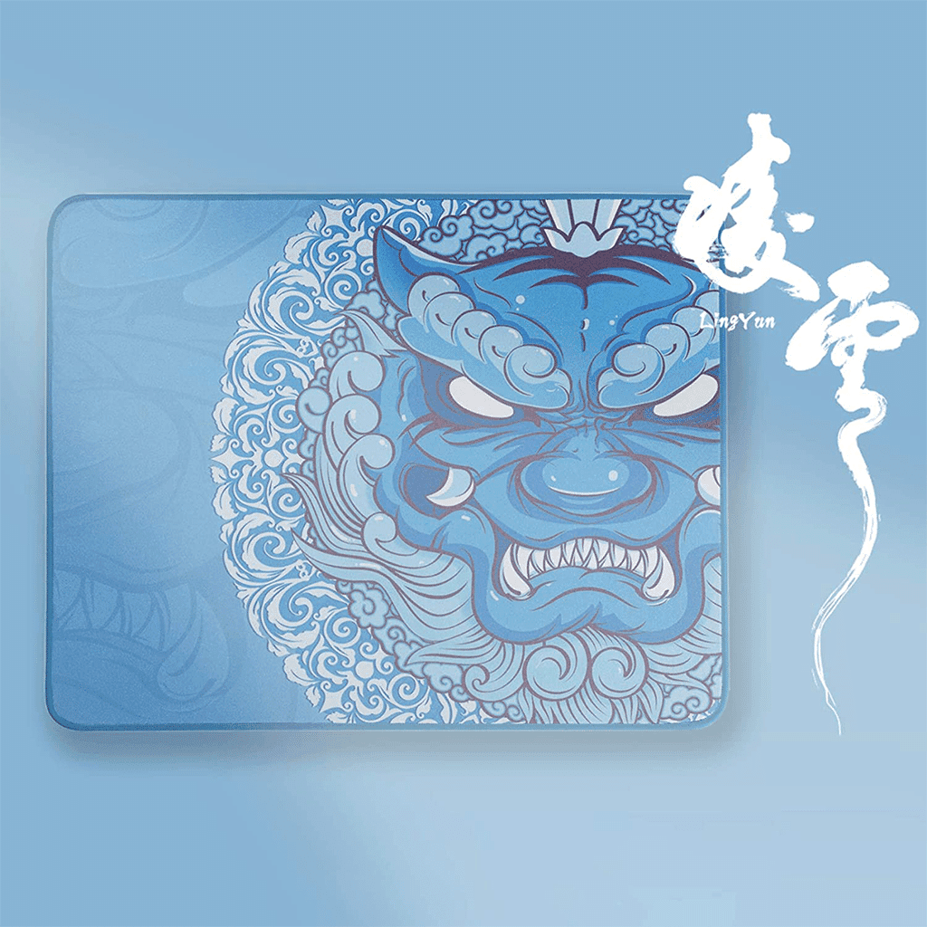 Esports Tiger LingYun Gaming Mouse Pad – Blue, Large (480 x 400 x 4mm)