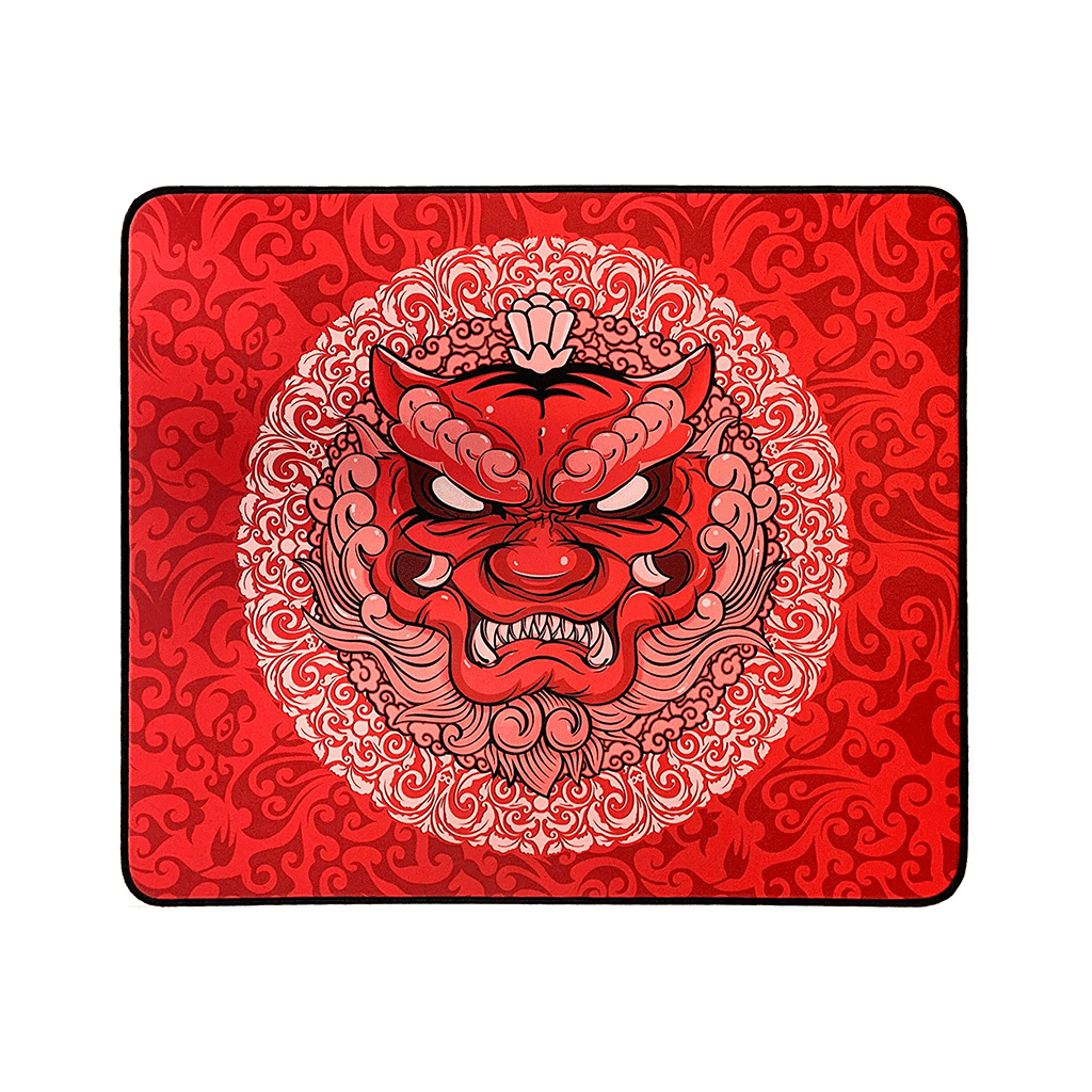 Esports Tiger LongTeng Gaming Mouse Pad – Red, Stitched Edges, Large