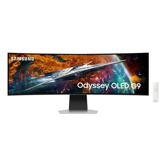 SAMSUNG 49″ Odyssey OLED G9 G95SC 2023 Curved Smart Gaming Monitor – 240Hz, 0.03ms, Dual QHD, Neo Quantum Processor Pro, DisplayHDR 400