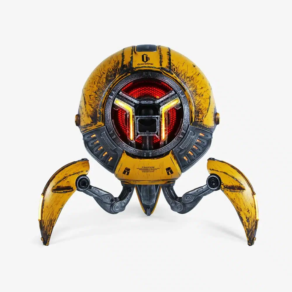 GravaStar Mars Pro Bluetooth 5.0 Speaker with Bass Boost and Stereo Sound- War Damaged