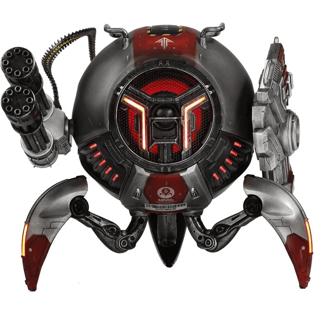 GravaStar Mars Pro Bluetooth 5.0 Speaker with Bass Boost and Stereo Sound – Special Edition Shark 14 Metallic