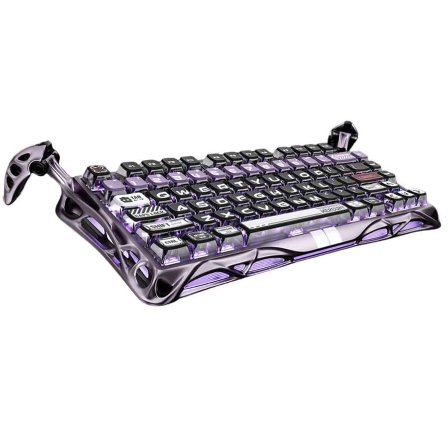 GravaStar Mercury V75 Pro Iron Purple 75% Hall Effect Gaming Keyboard 8000Hz RGB