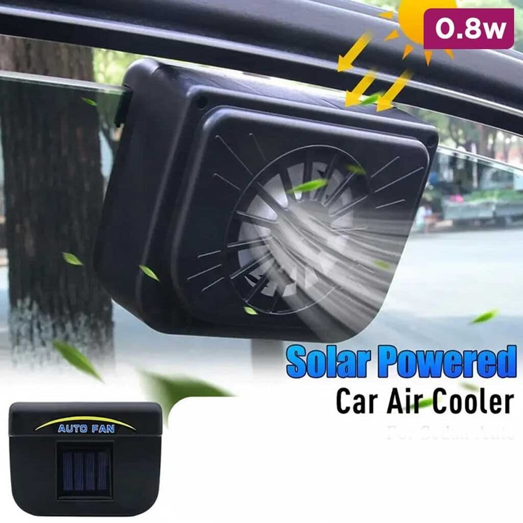 0.8W Solar-Powered Car Window Ventilation Fan
