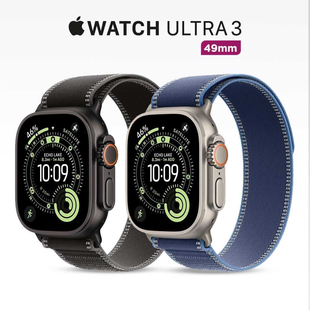 Apple Watch Ultra 3 GPS + Cellular 49mm Titanium Case with Trail Loop