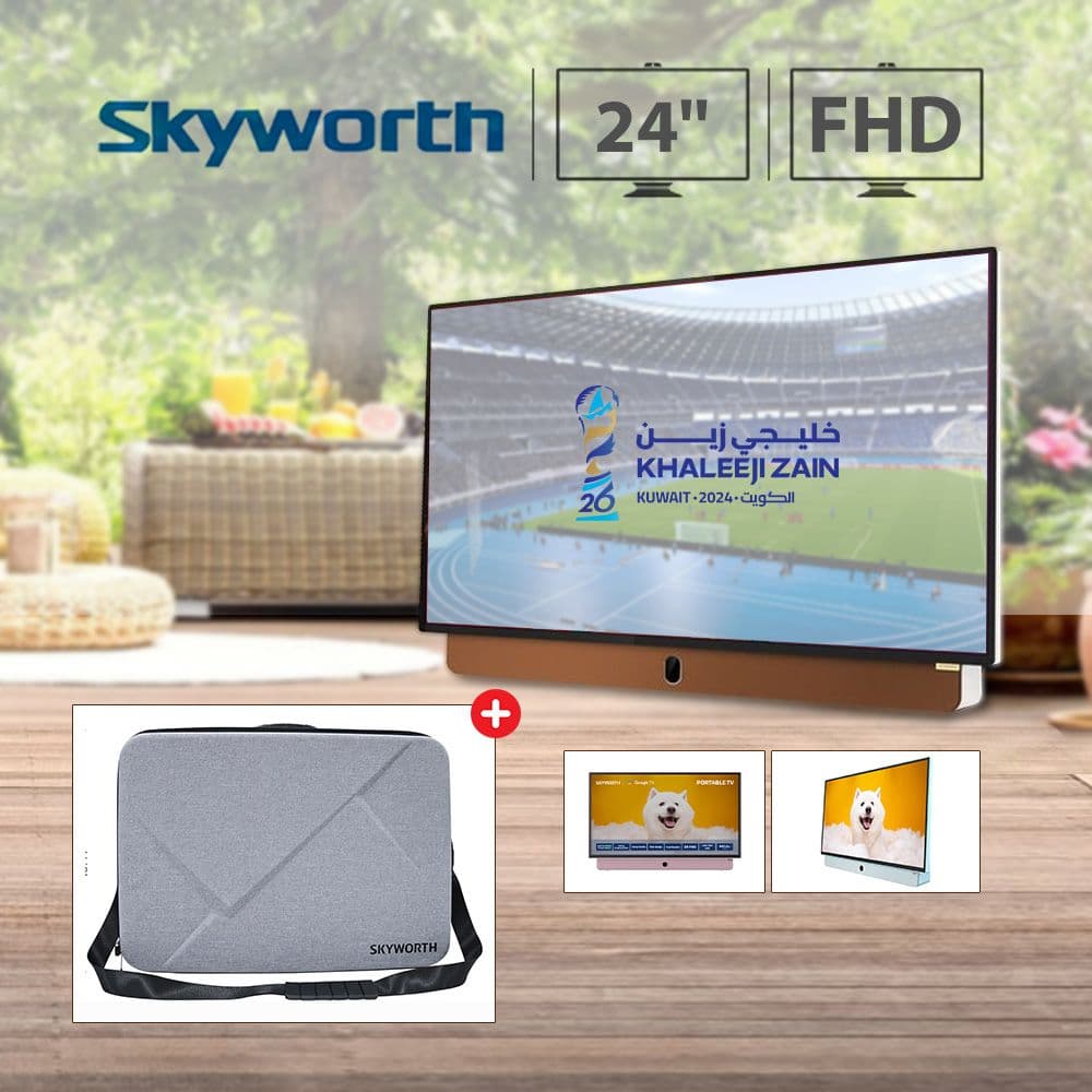 Skyworth Portable - 24 Inch Smart LED TV