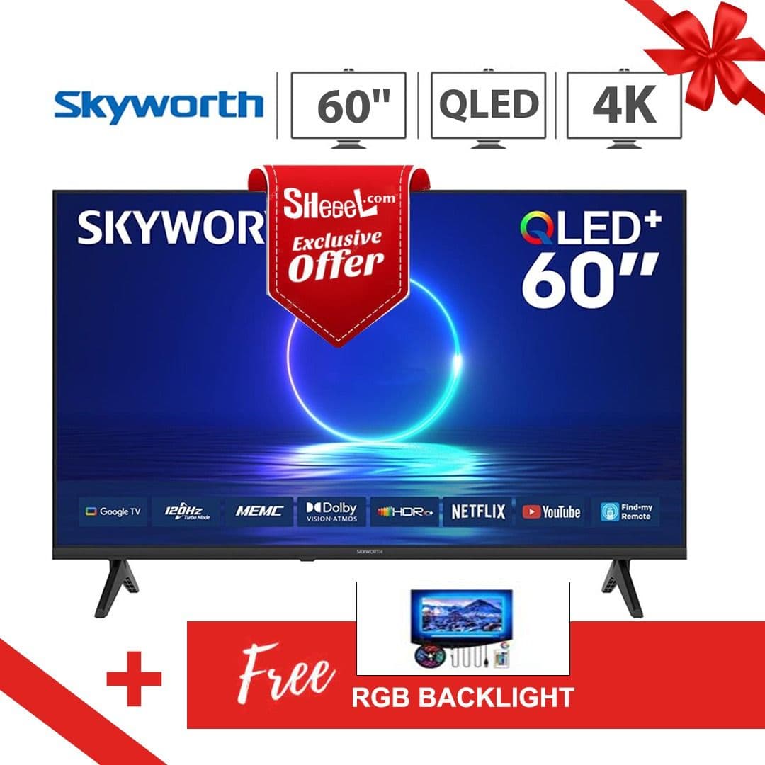 Skyworth 60" UHD-4K Android Smart TV
