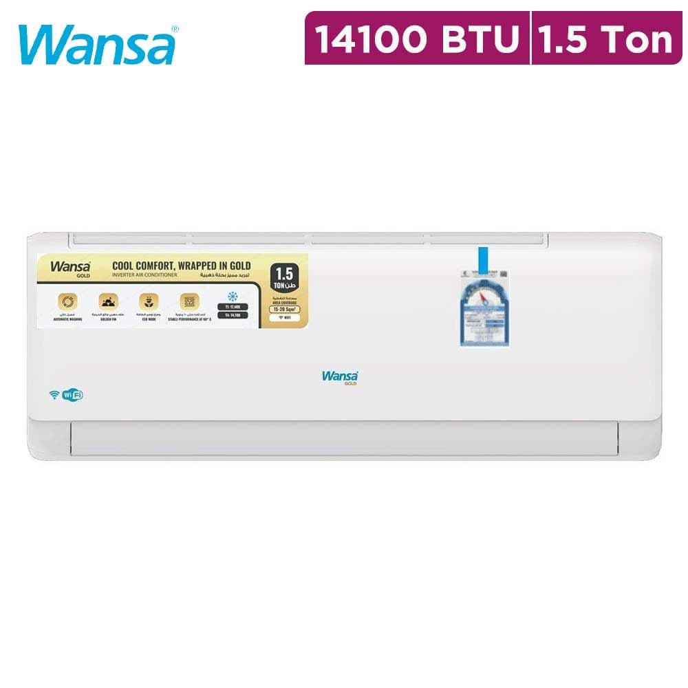 Wansa Gold 1.5 Ton Inverter Split AC 14100 BTU WiFi