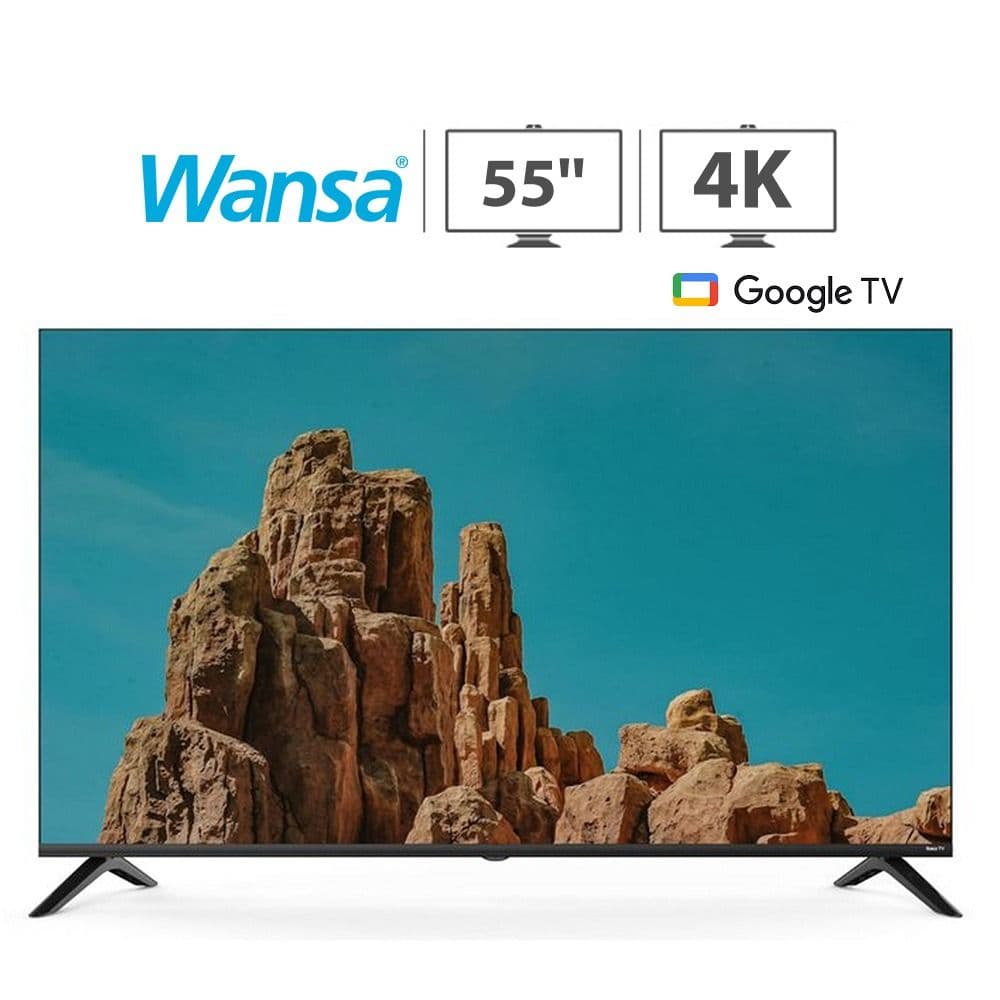 Wansa 55" 4K UHD Smart Google TV