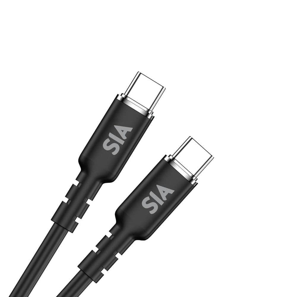 1.2m Silicone USB-C to USB-C Cable 60W by SIA