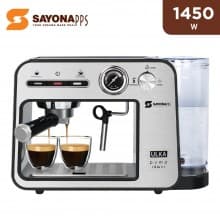 Sayona Coffee Machine 20 Bar with Milk Frother 1450W