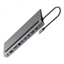 Powerology 11 in 1 Multi Display USB-C Hub and Laptop Stand 100W