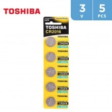 Toshiba Lithium Battery CR2016 Pack Of 5