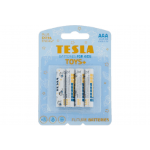 Tesla Batteries AAA Toys+ Boy Blister Foil - 4pcs