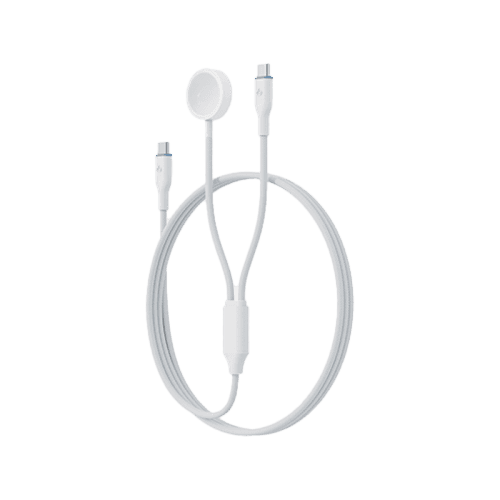 Bazic GoCharge Deuce USB-C to USB-C With Apple Watch Charger 60W 480Mbps Cable 1.8M