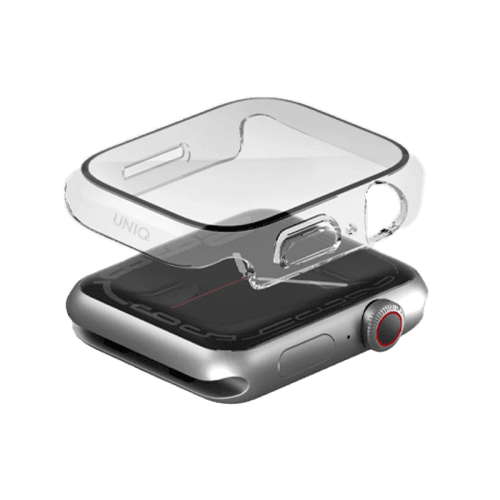 Uniq Nautic Case Tempered Glass Screen Protection for Apple Watch 41mm - Dove Clear