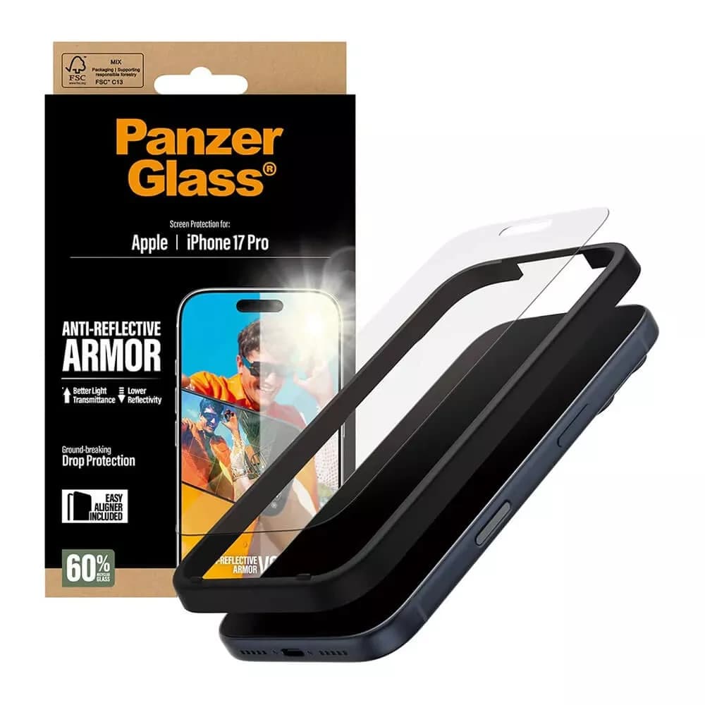 PanzerGlass UWF iPhone 17 Pro Fastfit Protector - Anti - Reflective