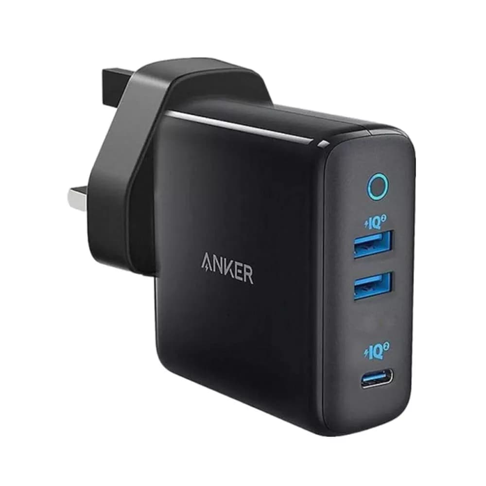 Anker PowerPort III Elite 65W Multiport Charger (2× USB-A, 1× USB-C)