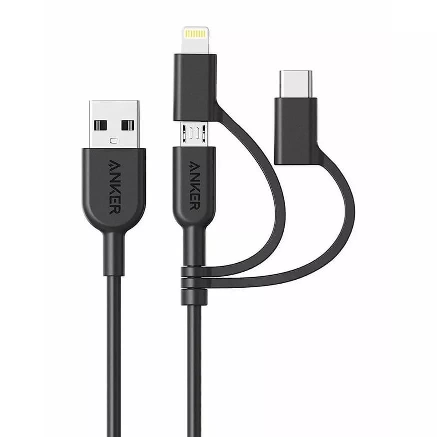 Anker PowerLine II 3-In-1 Cable (0.9m)
