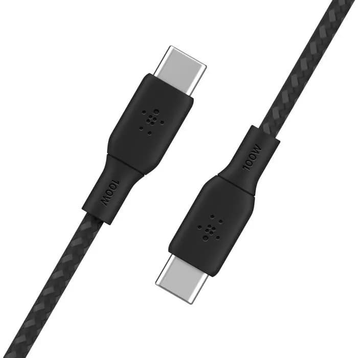 Belkin 100W PD USB-C to USB-C Braided Cable (2m)