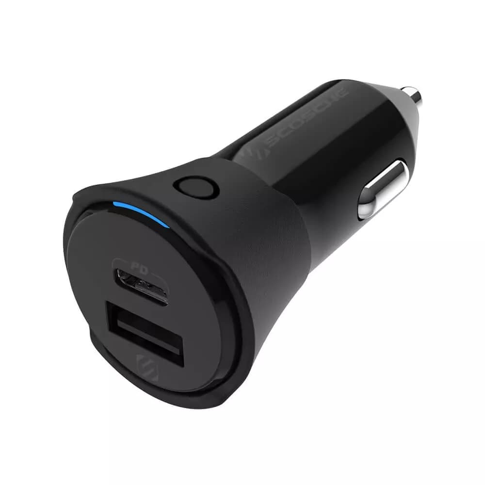 Scosche FoundIT 32W USB-C USB-A Car Charger & Locator