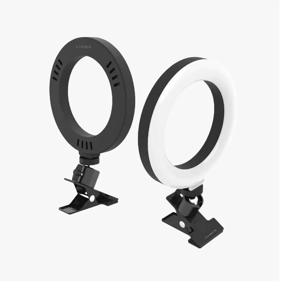 Hyphen 6-inch LED Ring Light with Clamp