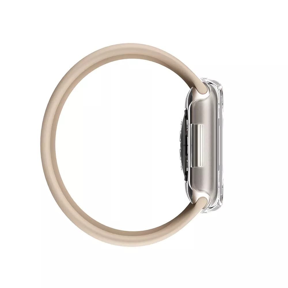 AmazingThing Apple Watch Series 8 Marsix Bumper with Glass 41mm Transparent