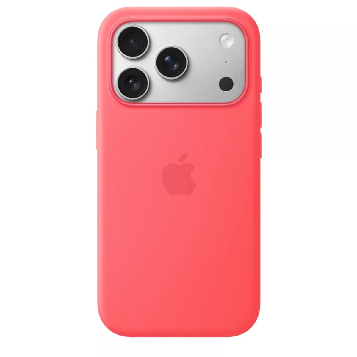 iPhone 17 Pro Silicone Case with MagSafe - Bright Guava