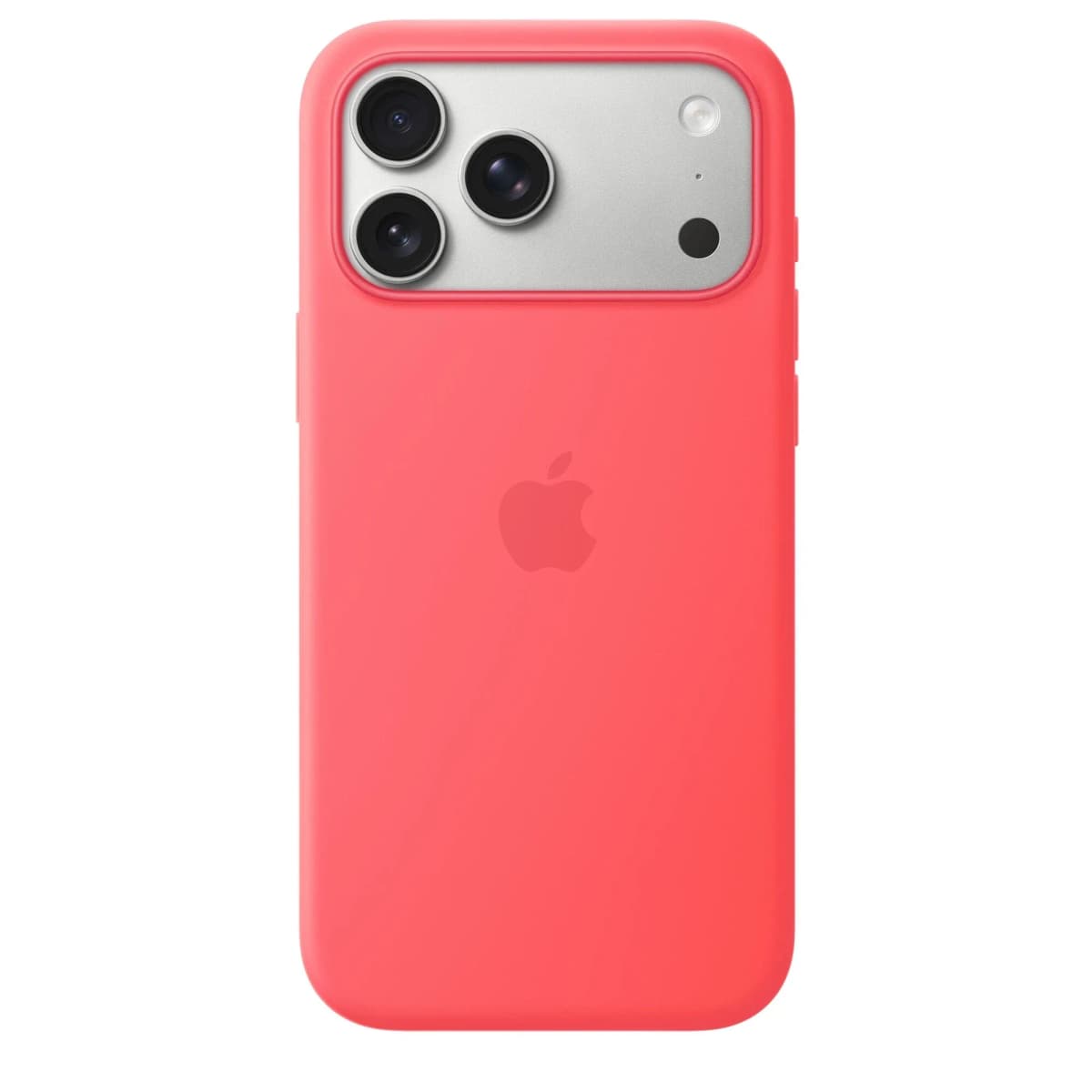 iPhone 17 Pro Max Silicone Case with MagSafe - Bright Guava